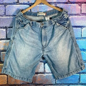 Vintage Carpenter Levi’s Blue Denim Shorts Size W36